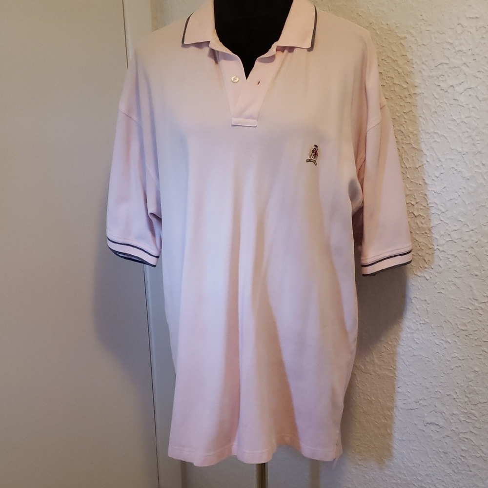 Tommy Hilfiger Soft Pink Men's Polo Shirt
